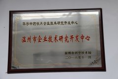 溫州市企業(yè)技術研究開發(fā)中心2016